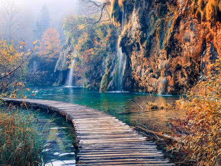 Canvastavla - Multipart Plitvice Lakes National