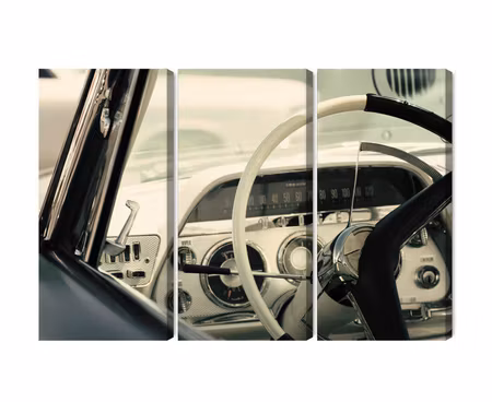 Canvastavla - Multipart the Interior of a Classic