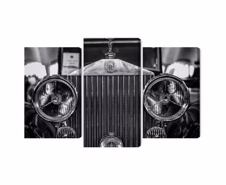 Canvastavla - Multipart Rolls Royce Up Close