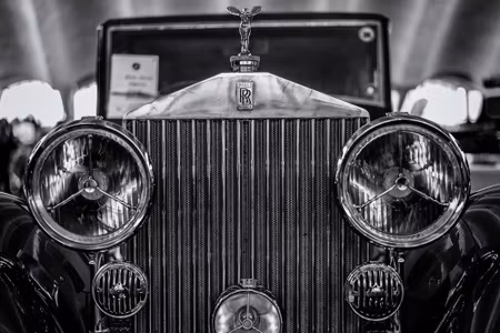 Canvastavla - Multipart Rolls Royce Up Close