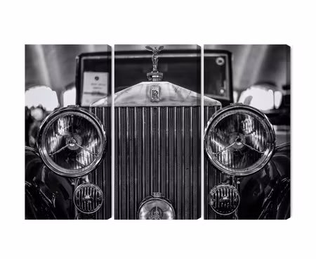 Canvastavla - Multipart Rolls Royce Up Close