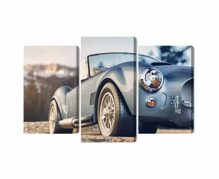 Canvastavla - Multipart Classic Retro Car