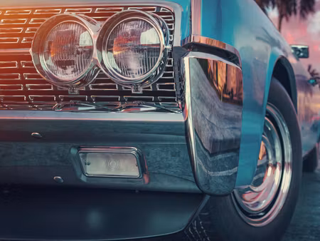 Canvastavla - Multipart Retro Style Cars