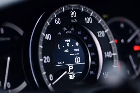 Canvastavla - Multipart Modern Car Speedometer