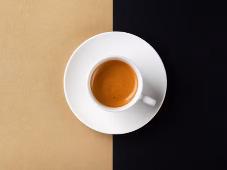 Canvastavla - Multipart a Cup of Italian Coffee