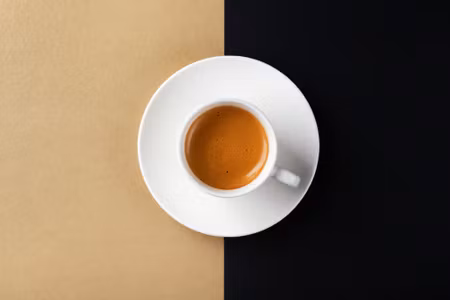 Canvastavla - Multipart a Cup of Italian Coffee