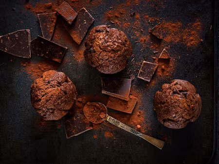 Canvastavla - Multipart Chocolate Muffins