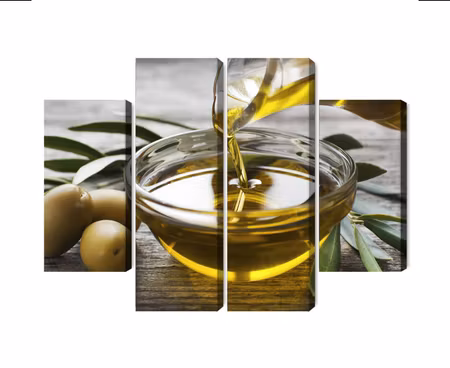 Canvastavla - Multipart Olive Oil