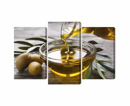 Canvastavla - Multipart Olive Oil