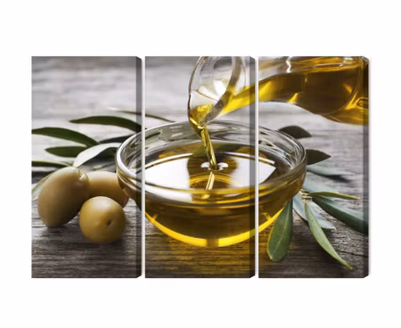Canvastavla - Multipart Olive Oil