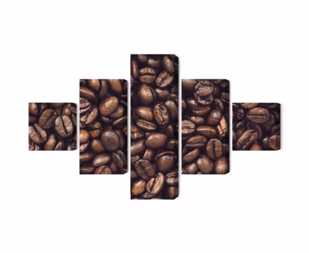 Canvastavla - Multipart Roasted Coffee Beans