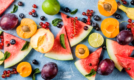 Canvastavla - Multipart Holiday Fruit
