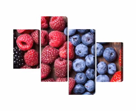 Canvastavla - Multipart Fresh Sweet Fruit