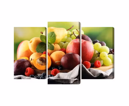 Canvastavla - Multipart Fresh Summer Fruit