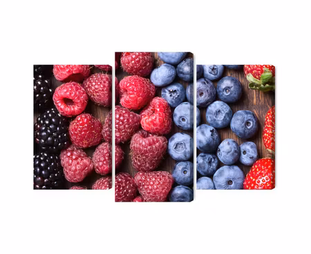 Canvastavla - Multipart Fresh Sweet Fruit