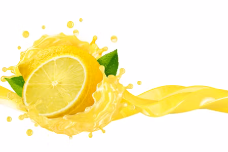 Canvastavla - Multipart Fresh Lemon Juice