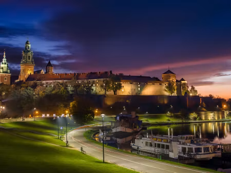 Canvastavla - Multipart Wawel Royal Castle At