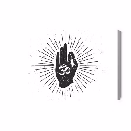 Canvastavla - Mudra
