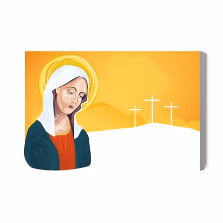 Canvastavla - Portrait of the Blessed Virgin Mary