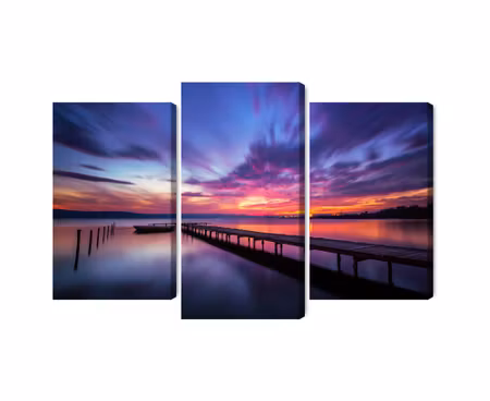 Canvastavla - Multipart Great Sunset