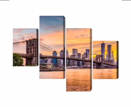Canvastavla - Multipart New York City Panoramic