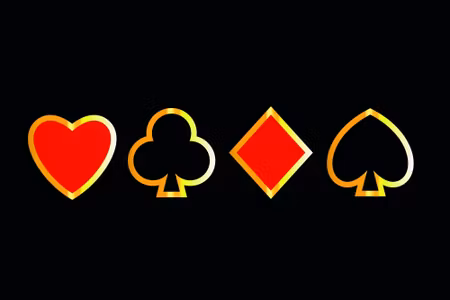 Canvastavla - Modern Card Symbols