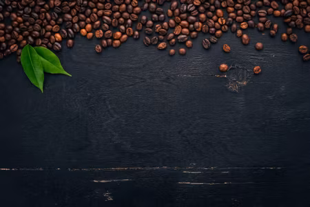 Canvastavla - Coffee on a Wooden Background