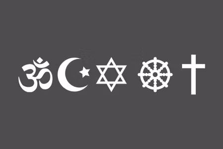 Canvastavla - Religious Symbols Icons Set