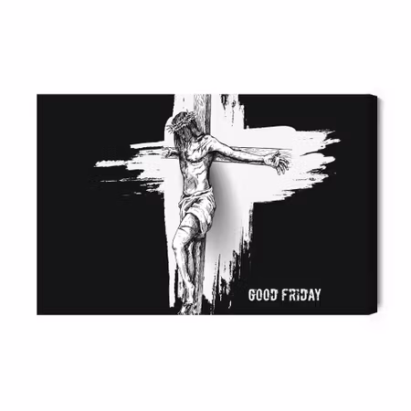 Canvastavla - Christ on the Cross