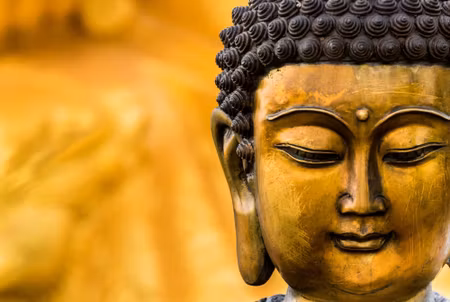 Canvastavla - Buddha Statue