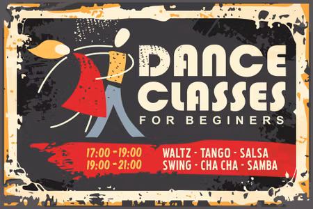 Canvastavla - Retro Dance School