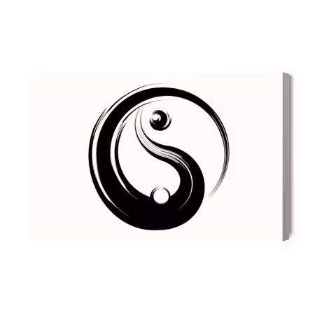 Canvastavla - Yin Yang Symbol