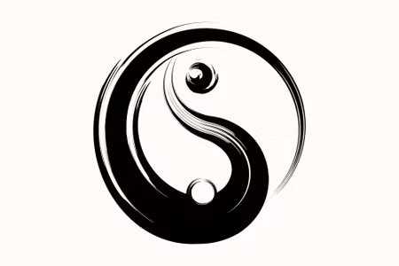Canvastavla - Yin Yang Symbol