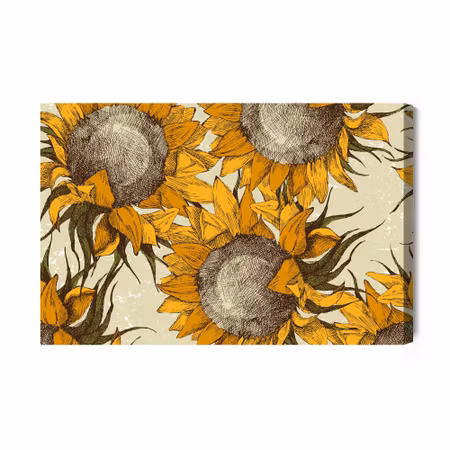 Canvastavla - Sunflowers