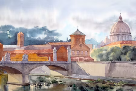Canvastavla - Beautiful Landscapes of Rome