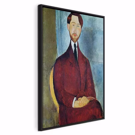Canvastavla med ram - Amedeo modigliani leopold