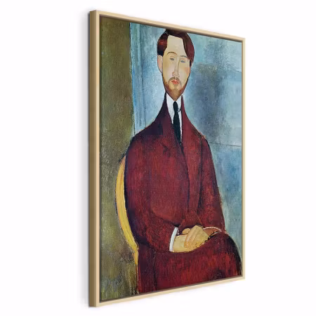 Canvastavla med ram - Amedeo modigliani leopold