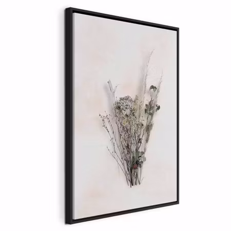 Canvastavla med ram - Autumn bouquet vertical