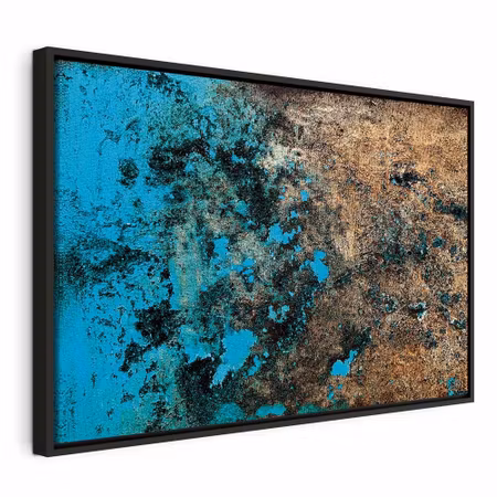 Canvastavla med ram - Azure archipelago wide