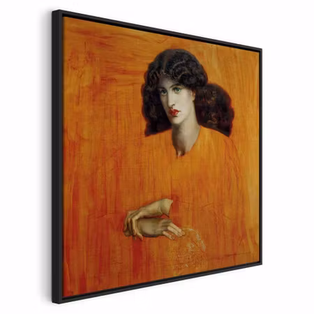 Canvastavla med ram - Dante gabriel rossetti la