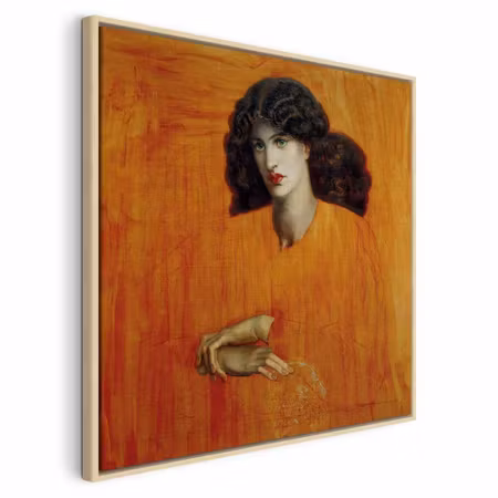 Canvastavla med ram - Dante gabriel rossetti la