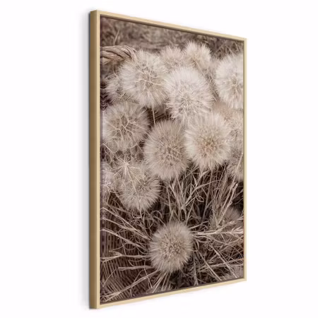 Canvastavla med ram - Delicate bunch vertical