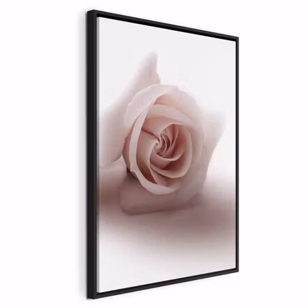 Canvastavla med ram - Floral glamour glow delicate
