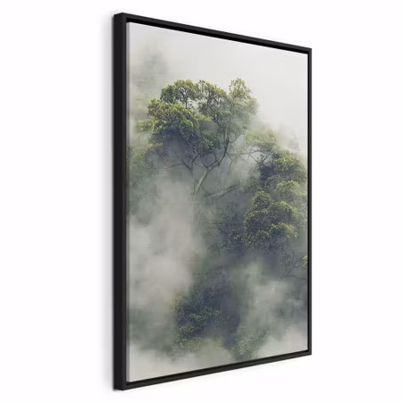 Canvastavla med ram - Foggy amazon vertical