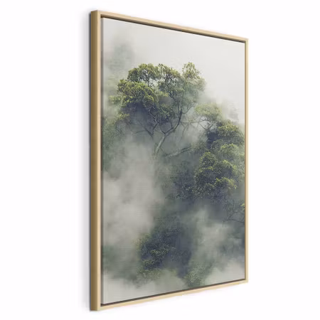 Canvastavla med ram - Foggy amazon vertical