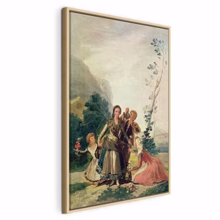 Canvastavla med ram - Francisco goya spring or the