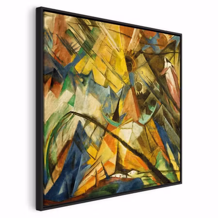 Canvastavla med ram - Franz marc tirol