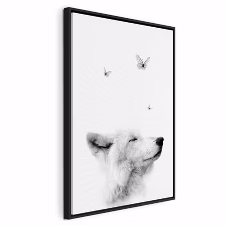 Canvastavla med ram - Gentle dream vertical
