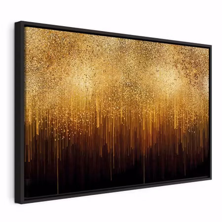 Canvastavla med ram - Golden expansion wide