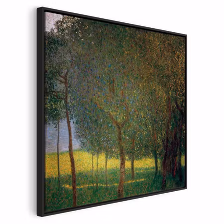 Canvastavla med ram - Gustav klimt fruit trees on